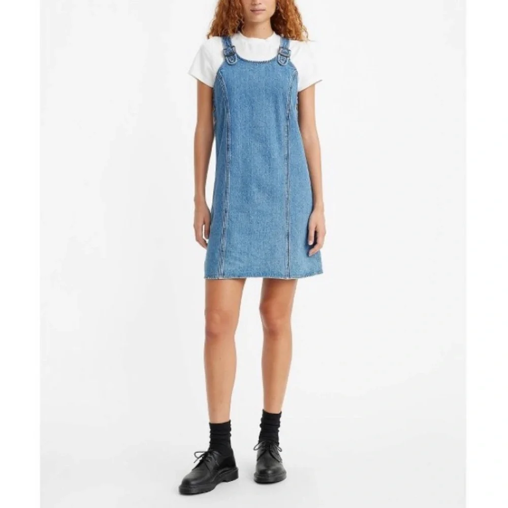 Levi’s Alyssa Denim Jumper Dress Sz XS NWT